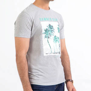 Camiseta Estampada para Hombre, Cómoda para Uso Diario Informal, Tela de Algodón Ligera, Estilo Holgado, Moda Moderna - Product Image 3