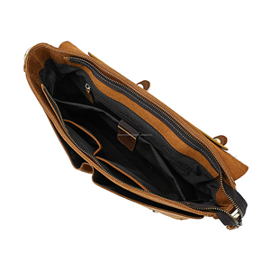 Maletín de Cuero Premium para Portátil para Hombre, Bolsa de Negocios de Cuero de Grano Completo, Fabricación al por Mayor OEM ODM - Product Image 4