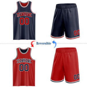 Maillot de basket-ball réversible, vêtements de sport personnalisés, tenue d'équipe personnalisée - Product Image 2
