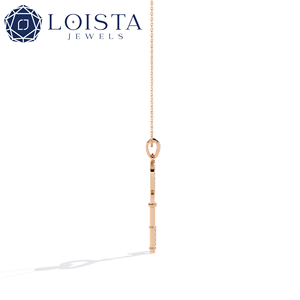 LOISTA สร้อยคอจี้เงินสไตล์มินิมอลสำหรับทุกเพศ เครื่องประดับสำหรับใส่ทุกวัน ดีไซน์โซ่เรียบง่าย - Product Image 3