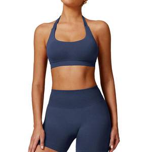 Soutien-gorge de sport sans armatures PIHA SPORTS pour femme, maintien élevé, coussinets amovibles, extensible dans quatre directions, respirant et léger pour la course à pied - Product Image 1