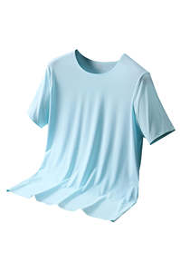 T-shirt Homme Dernière Collection Manches Courtes Décontracté Vente en Gros Prix Abordable 100% Coton Écologique Séchage Rapide Respirant Faible MOQ Haut de Gamme - Product Image 5