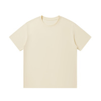 T-shirt vierge pour homme à manches courtes et col rond, en pur coton lourd 230G, doux, personnalisable avec broderie OEM, prix usine CN Bangladesh