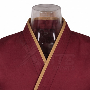 Fournisseur de premier plan : Uniforme de karaté traditionnel élégant pour hommes avec logo frontal, 100 % coton, pour la pratique des arts martiaux, l'entraînement et les compétitions - Product Image 5