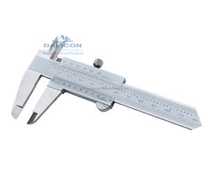 Calibre à pied à coulisse manuel en acier inoxydable à mâchoires longues DAVICON DE-428 - Instruments dentaires de base - Product Image 4