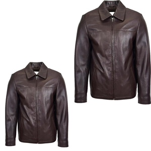 Veste en cuir PU décontractée pour homme, haute qualité, style tendance, veste en cuir élégante pour homme - Product Image 5