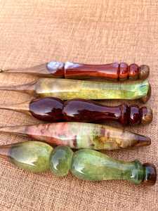 Belladec High Performance Durable Eco-Friendly Resin <b>Crochet</b> <b>Hook</b> Wooden Handle Designed for Easy Yarn Glide Smooth Stitching - Product Image 5