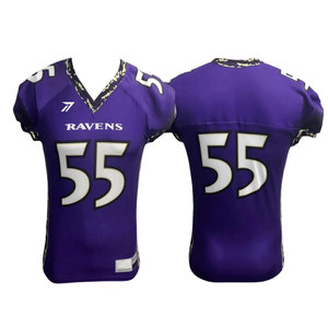 Maillot de football américain de qualité supérieure, commande en gros, sublimation couleur intégrale, logo personnalisé, nom, numéro, toutes tailles, OEM ODM Pakistan - Product Image 2