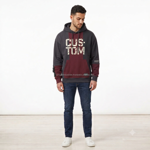 Sudaderas con Capucha Personalizadas Unisex de Algodón y Felpa, Sudadera con Capucha Lisa para Impresión Digital, Transpirable, Proveedor Mayorista - Product Image 5