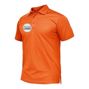 Chemises tactiques à manches courtes Performance, chemises de golf en jersey piqué, polos pour hommes, séchage rapide - Product Image 2