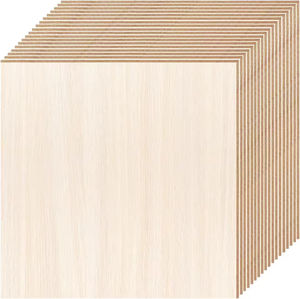Contreplaqué peuplier brut de 3 mm d'épaisseur, découpé au laser, moderne, pour le bricolage E1 - Product Image 1