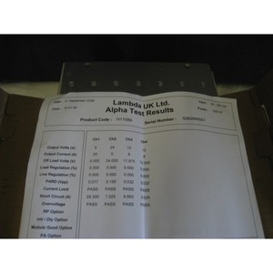 NOUVELLE Unité d'alimentation Lambda Alpha 1000W H11089 - Équipement et pièces semi-conductrices de renommée mondiale à confiance - Product Image 6