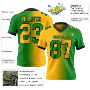 Practice American Football Jersey Polyester Mesh Dye Sublimated Custom Team <b>Name</b> Private <b>Label</b> Manufacturer Sportswear - Product Image 6