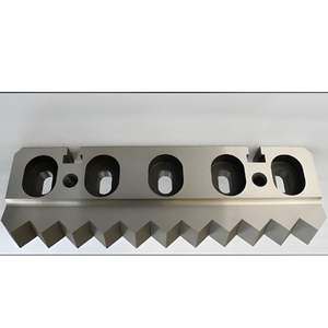 Industrial <b>Plastic</b> Recycling Blade D2 Steel Square <b>Block</b> Knife for Heavy Duty Single Shaft Waste Shredder and Rotor Crusher - Product Image 1