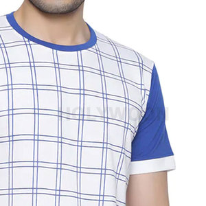 Camiseta Básica de Cuello Redondo para Hombre, Algodón Suave y Transpirable, Camiseta de Verano Ligera e Informal - Product Image 4