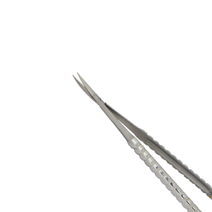 Micro Tijeras Castroviejo TC 18cm Curvas de Carburo de Tungsteno y Acero Inoxidable, Instrumento Quirúrgico de Precisión - Product Image 5