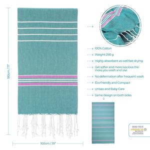 Turkish 100% Cotton Sand-Free Beach <b>Towels</b> Lightweight and Absorbent with Custom Logo Quick Dry Bath <b>Towel</b> Sets Clearance <b>Sale</b> - Product Image 5