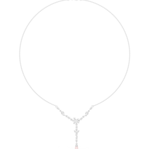 Joyería Fina para Mujer, Collar de Plata de Ley S925 Chapado en Oro con Colgante de Flor de Moissanita Clásica, Corte Brillante - Product Image 6