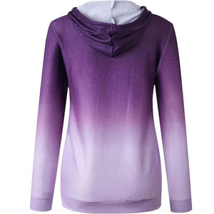 Meilleurs sweats à capuche pour femmes, logo sur le devant, 100% coton, écologiques, manches longues, grandes tailles, OEM, vente en gros, prix bas - Product Image 2