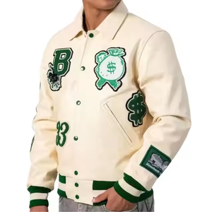 Mens Varsity <b>Jacket</b> Oversized Streetwear Letterman <b>Jacket</b> Custom Embroidered <b>Baseball</b> <b>Bomber</b> <b>Jacket</b> - Product Image 6