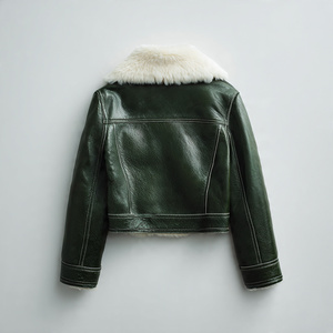 เสื้อแจ็คเก็ตหนังขนสัตว์คุณภาพสูงสำหรับผู้หญิง - Product Image 6