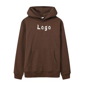 เสื้อฮู้ดดี้ OEM แบบสั่งทำพิเศษ ผ้าฝ้าย 80% โพลีเอสเตอร์ 20% ออกแบบโลโก้ ผ้าเฟรนช์เทอร์รี่ 320 GSM เสื้อฮู้ดแบบสวมหัว - Product Image 6