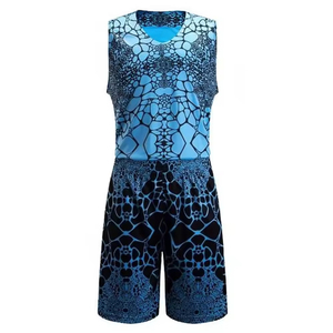 เสื้อบาสเก็ตบอลโพลีเอสเตอร์แบบกำหนดเองรุ่นล่าสุด ชุดกีฬาไซส์ใหญ่ ยูนิฟอร์ม BSCI ขายส่ง เสื้อบาสเก็ตบอลตาข่ายระบายอากาศได้ดี - Product Image 4