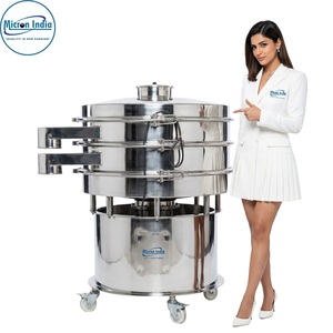 High Efficiency Automatic Digital Stainless Steel Vibro Sifter Machine PLC Core Components Powder Screening Grading Micron India - Product Image 6