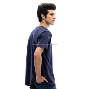 Collection d'été en gros, vêtements décontractés pour hommes, t-shirts en piqué 100% coton, logo personnalisé pour hommes - Product Image 3