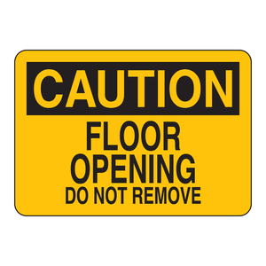 Panneau de signalisation de sol ouvert - Jaune/Noir 7x10 pouces, panneau pliable en polycarbonate pour sol mouillé, sécurité sur chantier - Product Image 1