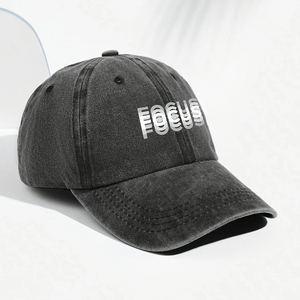 Gorra de béisbol clásica unisex con estampado de "FOCUS", ajustable para el ocio diario, deportes al aire libre y viajes. - Product Image 5