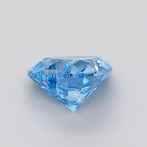 Diamant de laboratoire 1 carat, bleu vif fantaisie, taille cœur brillant, VS1, certifié IGI, couleur D-F, clarté VVS-VS, personnalisé, KEYUR GEMS - Product Image 4