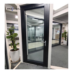 Sistema de puertas y ventanas abatibles de aluminio y vidrio de perfil de rotura térmica de diseño Moren para baño de inodoro - Product Image 5