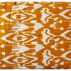 Tissu en coton imprimé ikat de haute qualité pour la confection de vêtements, le artisanat, la couture, le quilting, matière douce et respirante pour un usage quotidien - Product Image 5