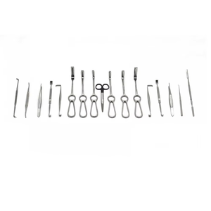 Juego Premium de 17 Piezas para Reconstrucción de Auriculares, Kit de Cirugía Plástica de Microcirugía de Cartílago de Oreja de Acero Inoxidable - Product Image 1