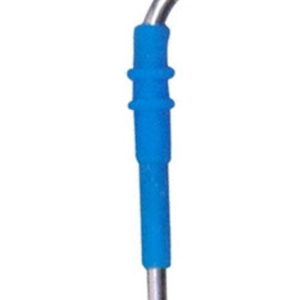 PROMOTION Spéciale Sonde chirurgicale professionnelle à électrode sphérique incurvée en acier inoxydable, instrument d'hémostase manuel à poignée bleue réutilisable - Product Image 6