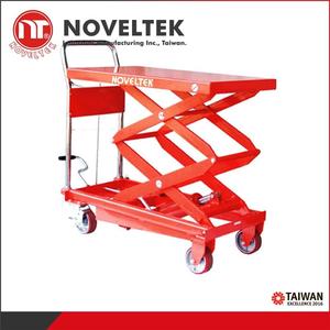 Mesa elevadora de batería Noveltek 800 KG Altura 1000 mm Elevador de tijera Accionamiento eléctrico e hidráulico - Product Image 5