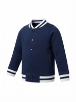 Blouson Bomber à Capuche pour Garçons, Doublure Polaire Épaisse, Hiver Chaud, Imprimé Animal, Col Montant, Fermeture Éclair Décontractée, Vente en Gros OEM