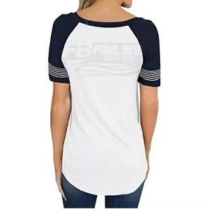 Ladies Fitness Crop Tops New Design Solid Cotton Spandex Cropped Tank Tops Women Loose Fit Short Sleeve Quick Dry Breathable OEM - Product Image 2