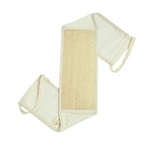 Esponja exfoliante natural de lufa con mango largo para espalda, baño y ducha, para eliminar la piel muerta, origen Vietnam - Product Image 1