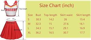 Uniformes de pom-pom girls sur mesure pour jeunes filles, costumes d'équipes sportives scolaires, vêtements de performance pour femmes - Product Image 4