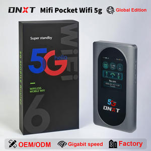 WIFI แบบพกพา dnxt MiFi Pocket 5G MTK 6Nm WIFI 5g พร้อมซิมการ์ด WiFi6 5G เราเตอร์ tragbar 2.4G/5.8G เราเตอร์มือถือ5G สำหรับใช้ในการเดินทาง - Product Image 1