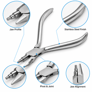 Pince à bec plat en acier inoxydable, outil de précision pour la fabrication de bijoux, 5 pouces, Zetomed Pro - Product Image 5