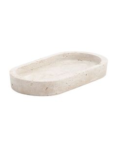 Plateau de présentation en travertin, plateau décoratif en pierre naturelle de qualité supérieure pour centre de table et présentation sur coiffeuse - Product Image 3