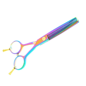 Juego de Tijeras de Peluquería Profesionales de 5.5 Pulgadas con Hoja de Acero Inoxidable, Punta Afilada, Tijeras de Peluquería para Adelgazar y Peinar el Cabello - Product Image 4