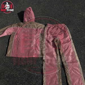 Créez votre nouveau survêtement deux pièces pour homme : veste à capuche et pantalon assorti, léger, confortable, tendance et décontracté - Product Image 2