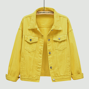 Chaqueta Vaquera Corta Holgada de Moda para Mujer, Transpirable, para Primavera, Otoño e Invierno, Estilo Casual - Product Image 6