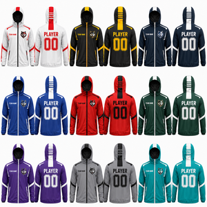 Custom Youth Windbreaker <b>Jacket</b> Lightweight Water Resistant Sublimated Name Number Team Sports <b>Jacket</b> OEM ODM Manufacturer - Product Image 1