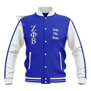 Veste de calligraphie brodée Zeta Phi, accessoire personnalisé - Product Image 1