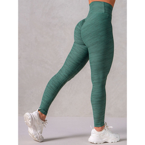 Leggings personalizados premium con servicios OEMOMD, cintura alta, ecológicos, nuevos, con efecto fruncido en el trasero, a la moda y para el gimnasio, para mujer. - Product Image 5